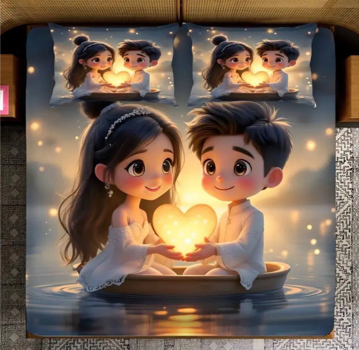 7d Kids Glowing Bedsheet